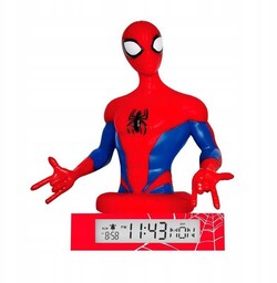 Marvel Spider-man lampka 3D z budzikiem Marvel Spider-man