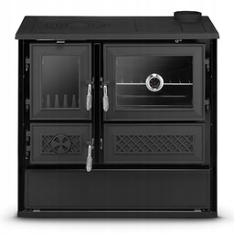 Kuchnia węglowa weftfalka piecokuchnia emaliowana Bella 802 Czarna