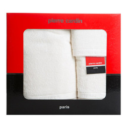 Eurofirany Komplet ręczników w pudełku Evi 3cz. kremowy