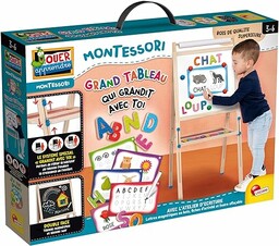 LISCIANI - Montessori - Biała magnetyczna dwustronna tablica