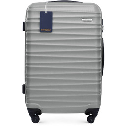 Średnia walizka z ABS - u i identyfikator