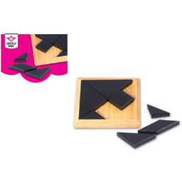 Tangram z naturalnego drewna w pudełku, Quint