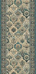 Chodnik wełniany Agnella Isfahan Forenza szmaragd