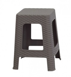 Ogrodowy taboret do sztaplowania Ratan, 45 x 35,5