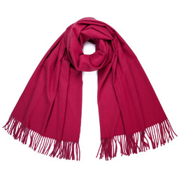 Szal Cozy basic - bordowy