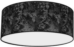 Lampa sufitowa SATINO, 40cm, czarny/srebrny, 2x60W E27, MLP7328