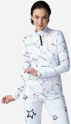Bluza Rossignol JCC damska Booster 1/2 Zip biała