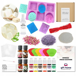 Zestaw do robienia mydła Tropikalne Rośliny kreatywny XXL