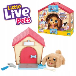 Little Live Pets Piesek Z Domkiem Pluszowa Interaktywna
