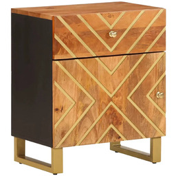 Edinos Szafka nocna ze złotymi zdobieniami L7-P61