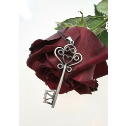 Wisiorek - Klucz szary duży