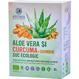 Organiczny/Bio Sok z aloesu, kurkumy i imbiru 3L