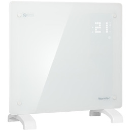 Grzejnik elektryczny konwektorowy szklany 1000W biały Wi-Fi Warmtec