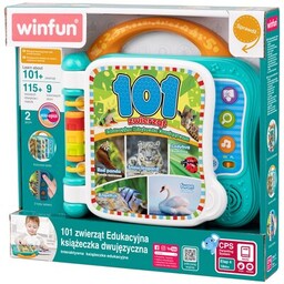 SMILY PLAY Zabawka edukacyjna Winfun Książeczka dwujęzyczna 101