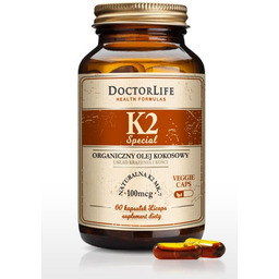 DOCTOR LIFE_K2 organiczny olej kokosowy naturalna K2 MK-7