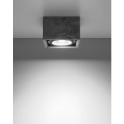 SOLLUX LIGHTING Lampa sufitowa QUATRO 1 SL.0883 beton