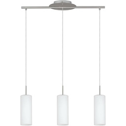 EGLO Lampa wisząca, stalowa, E27, 60 W, biała,