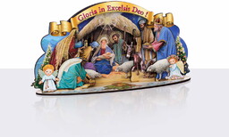 Szopka drewniana przestrzenna