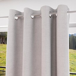 Soleil d''Ocre Zacmienie Rideau zaciemnienie, Poliester, Blanc, 140