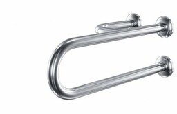 Uchwyt łazienkowy trójnożny lewy dla osób niepełnosprawnych, 55cm/Ø