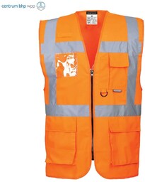 S476 - Kamizelka ostrzegawcza Executive - pomarańczowy M
