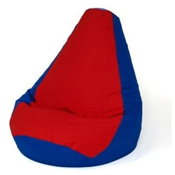 Go Gift Pufa worek sako GRUSZA granatowy-czerwony XL