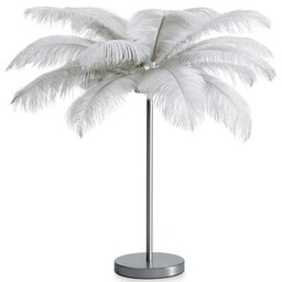 EUROFIRANY Lampka stołowa Feri 458949 Srebrny