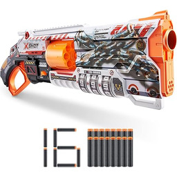 X-Shot Skins Lock Blaster z 16 lotkami piankowymi