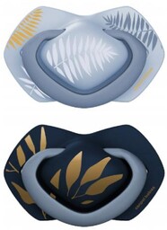 CANPOL BABIES Smoczek silikonowy symetryczny Light touch 0m+