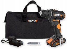 Worx Wiertarko-wkrętarka WX100 20V PowerShare +Akumulator +Walizka
