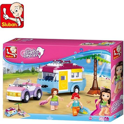 Sluban Klemmbausteine Sluban urlop na plaży (281 części),