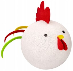 Ręcznie robiona Lampka nocna Do pokoju Kogucik Cotton