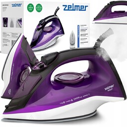 Zelmer Żelazko Parowe Parownica Ubrań Samoczyszczące Ceramiczne 2400W