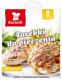 Torebki do pieczenia 25x40cm Kuchcik 8szt
