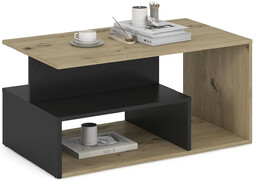 Elior Prostokątna ława do salonu dąb artisan +