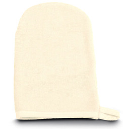 Matex Rękawica kąpielowa frotte bawełniana beżowa