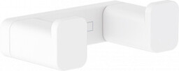 HANSGROHE 41755700 AddStoris Haczyk na ręcznik, podwójny Biały