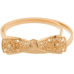 Pasek damski sprężynka do sukienki z metalową klamrą