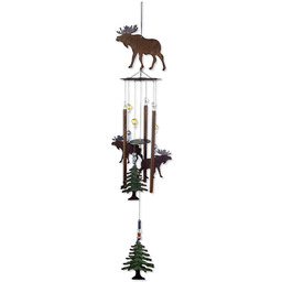 Sunset Vista Designs Wilderness Wonders Moose Wind Chime,