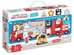 Czuczu Puzzle z dziurką Wóz strażacki