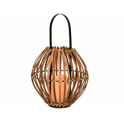 Latarnia bambusowa na baterie 40 cm