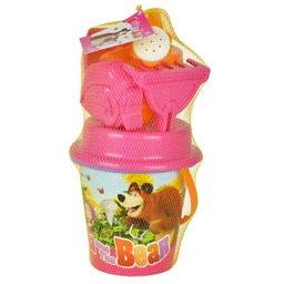 Masza i Niedźwiedź wiaderko z akcesoriami. Simba (109306194)