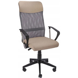 Edinos Beżowe obrotowe krzesło biurowe F3-P83