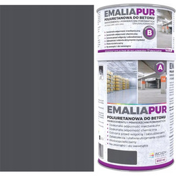 Emalia Pur do betonu dwuskładnikowa Grafitowa 800ml+150ml Inchem