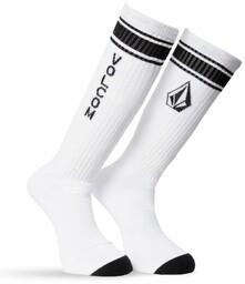 skarpety męskie VOLCOM HIGH STRIPE CREW SOCKS Black