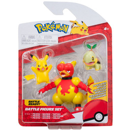 Pokemon, Battle Figure Set (3PK: Turtwig, Pikachu #9,