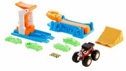 Hot Wheels, Monster Truck, zestaw kaskaderskie lądowanie