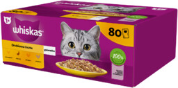 WHISKAS Adult saszetka 80 x 85 g Drobiowa