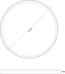 Okrągły plafon CCT LED złoty BOVE MS748500R-3-GD -