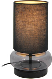 Abażurowa lampka na biurko Epiro TB-43648-BL-SG Italux czarny